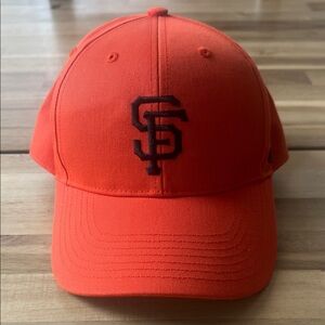 San Francisco Giants kids Orange Baseball Cap with Black Logo
